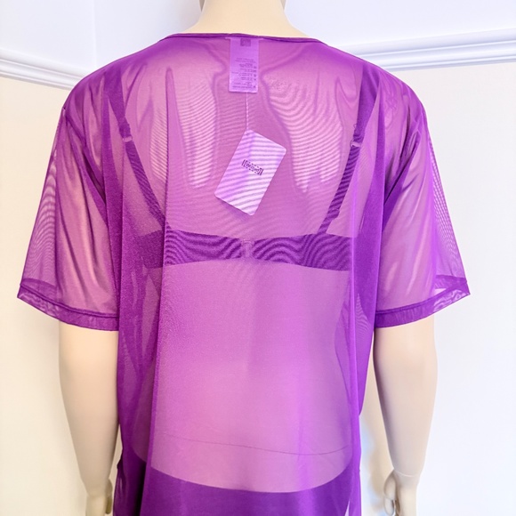 Wolford sheer mesh t-shirt or coverup - Picture 6 of 11